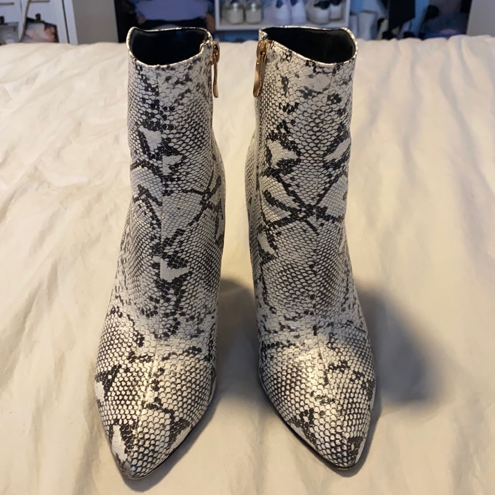 Snakeskin boots
